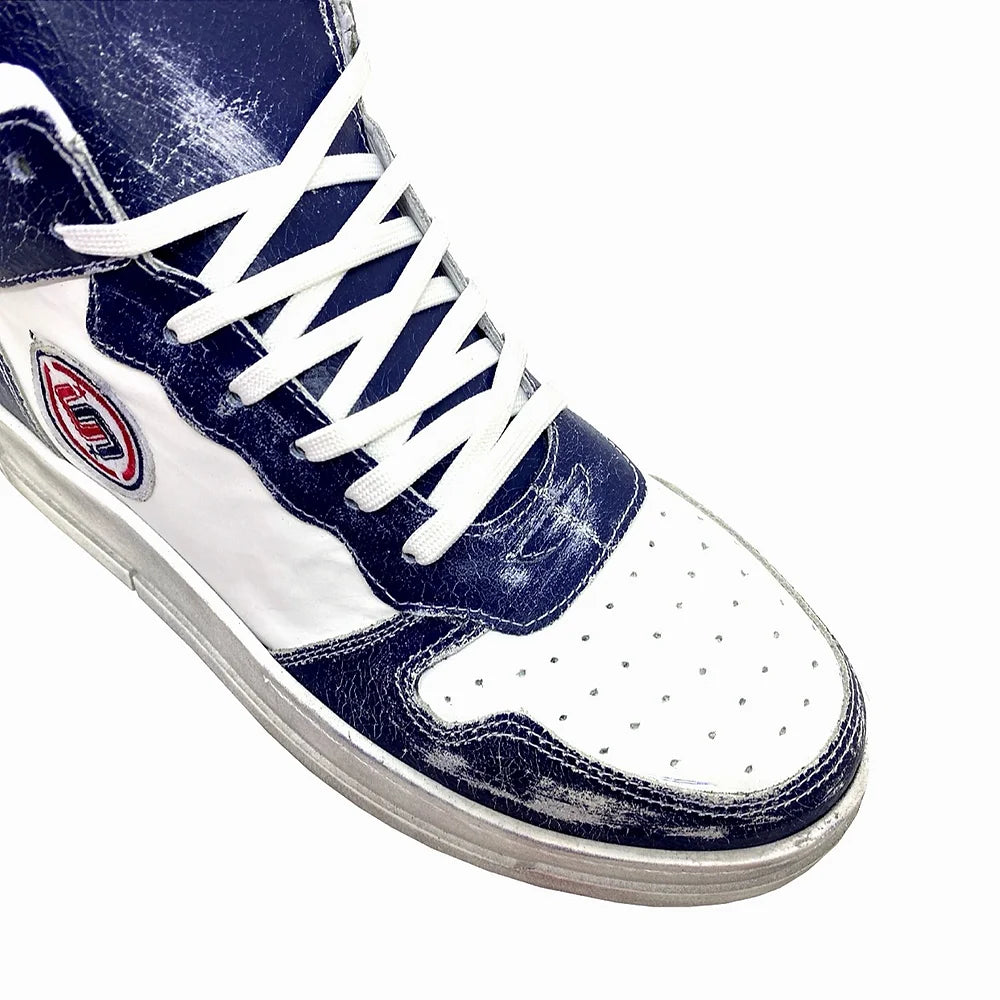 Baskets Effet usé - Navy Blue
