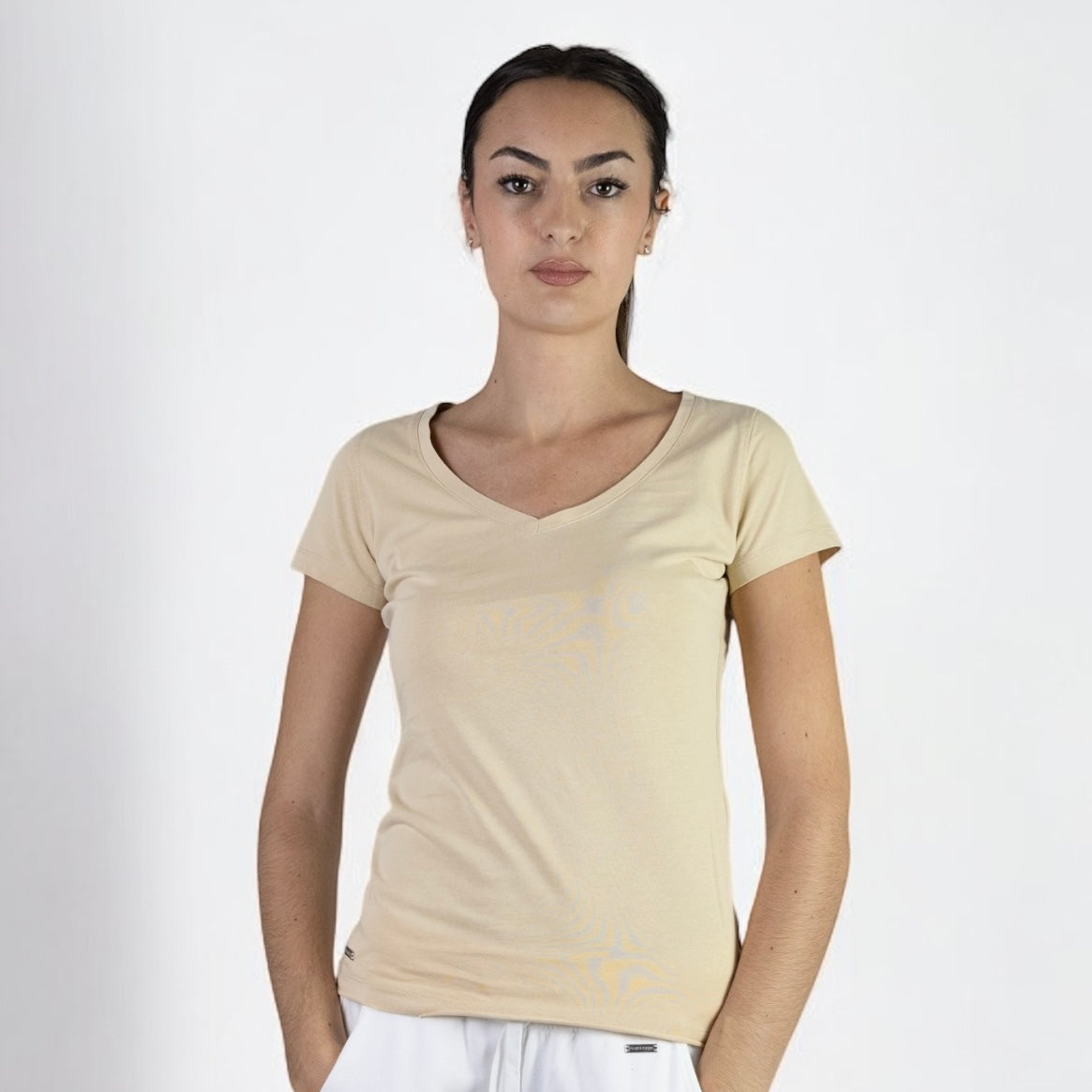 Women's V-NECK SLIM FIT T-SHIRT
